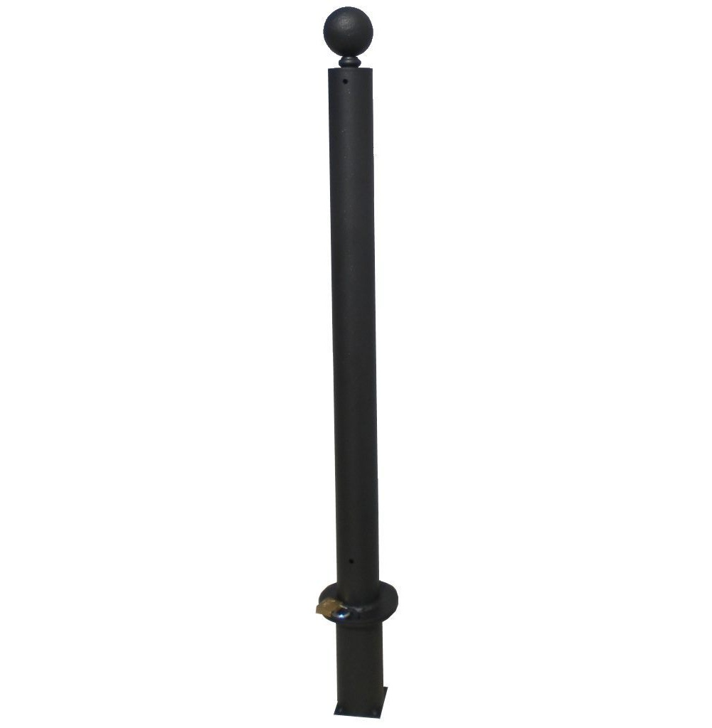 Berlino bollard Ø80mm inground mounting without rings - Image 5