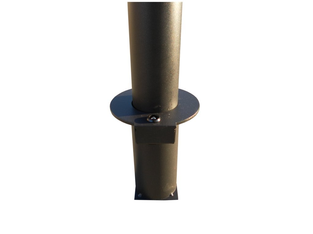 Berlino bollard Ø80mm inground mounting without rings - Image 2