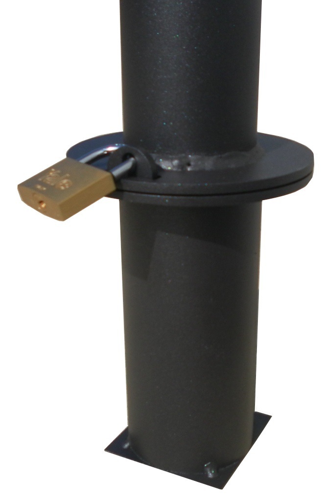 Berlino bollard Ø80mm inground mounting without rings - Image 4