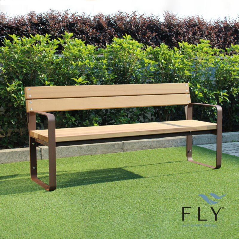 Simply bench with backrest
