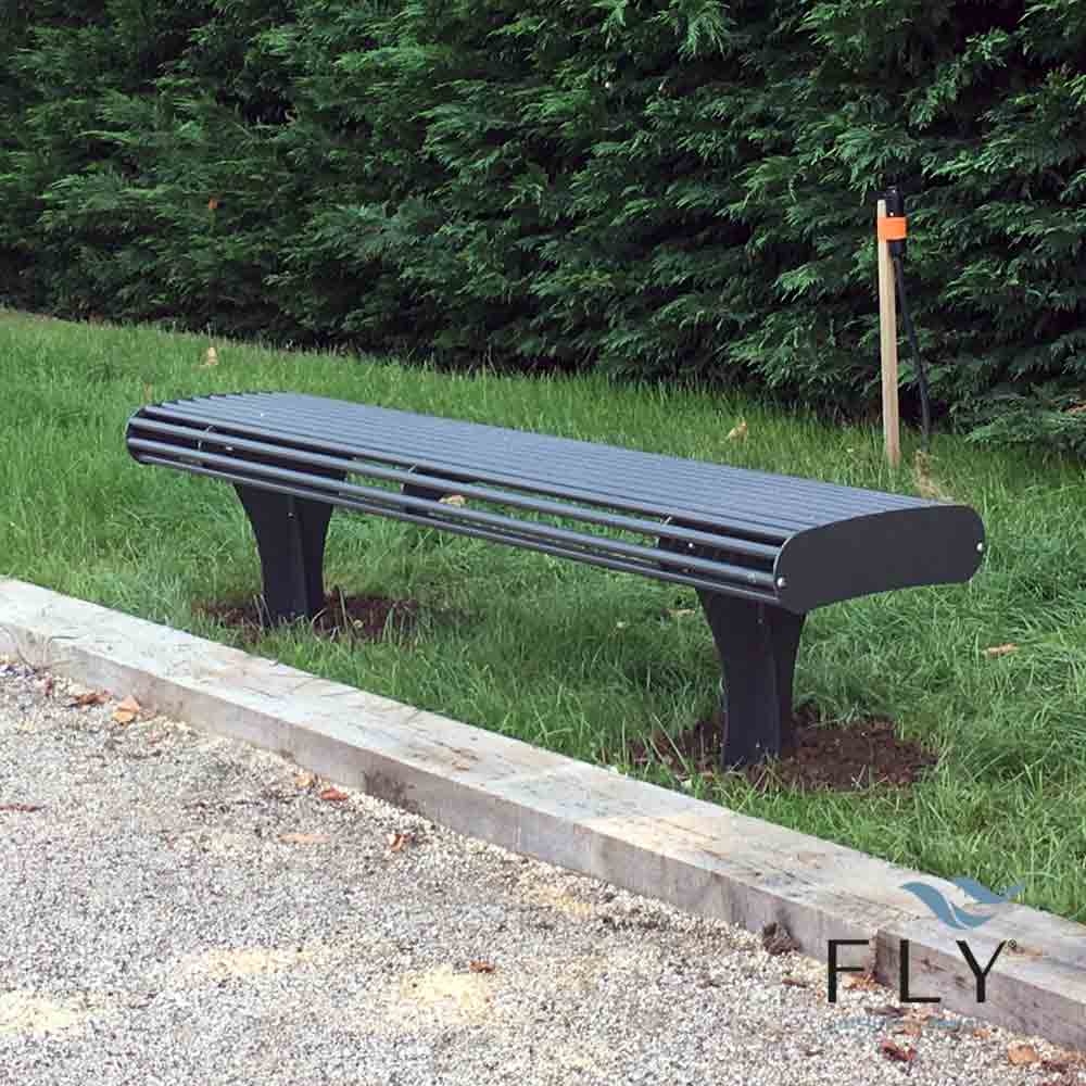 Bench without backrest Garda