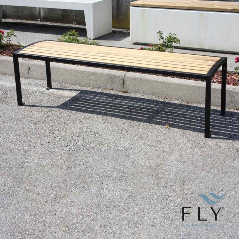 Carmen bench without backrest