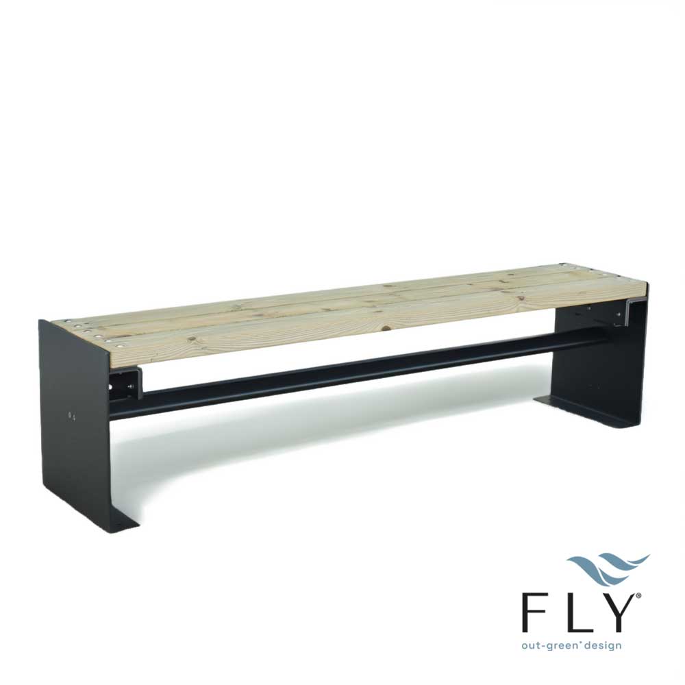 Amburgo bench without backrest