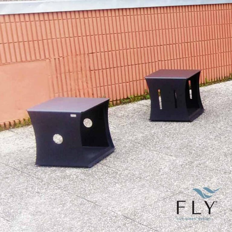 Cube stool - Fly srl Street Furniture