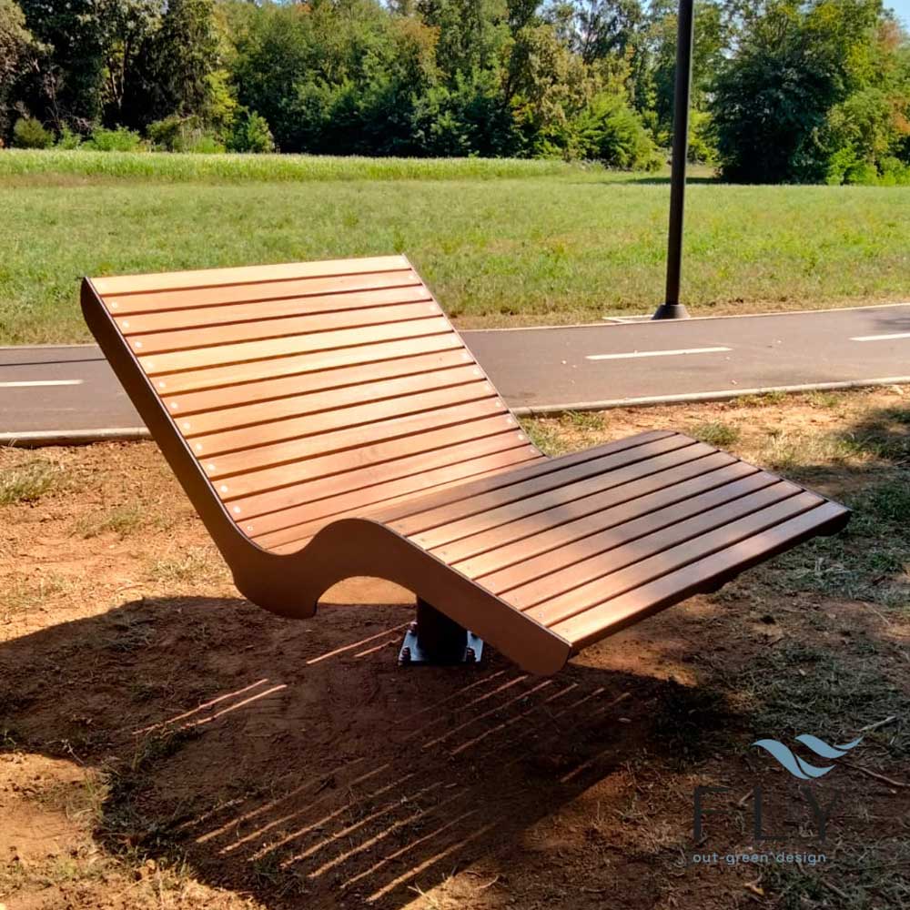 Twist rotating sunbed L.1200 mm - Image 4