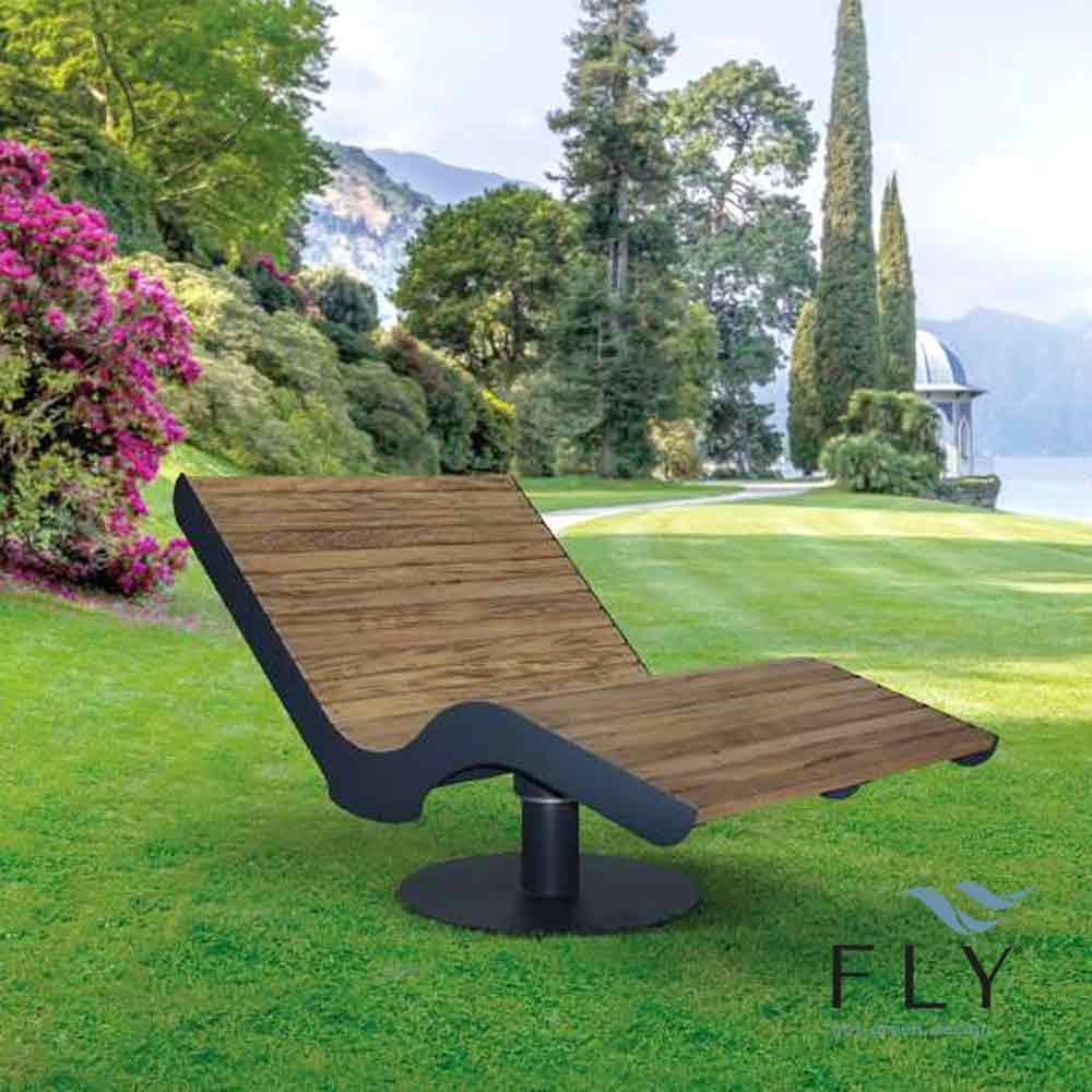 Twist rotating sunbed L.1200 mm - Image 2