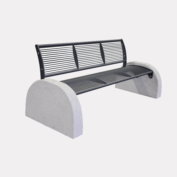 Tauri Classic bench with backrest - Image 3