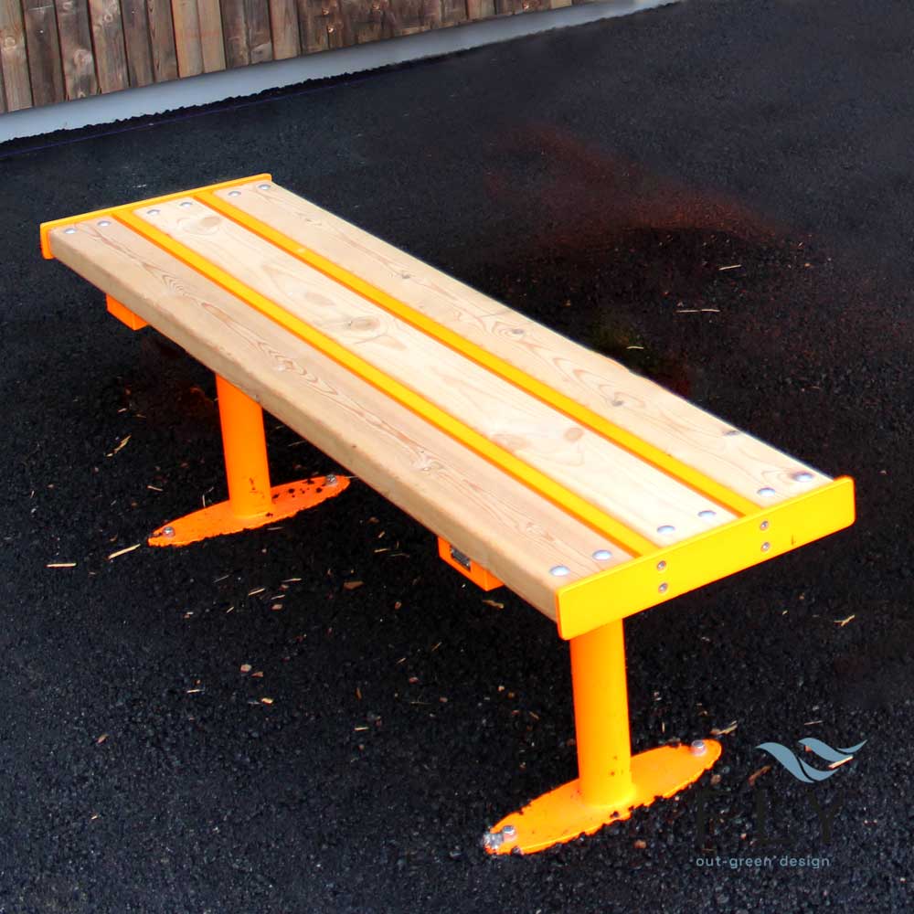 Greta bench without backrest