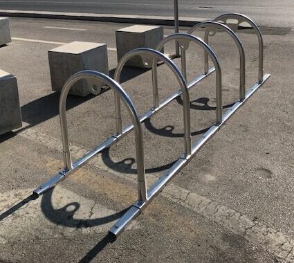 Portabici Frick componibile - acciaio inox